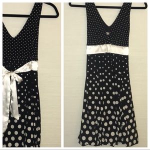 Polka-dot bubble dress